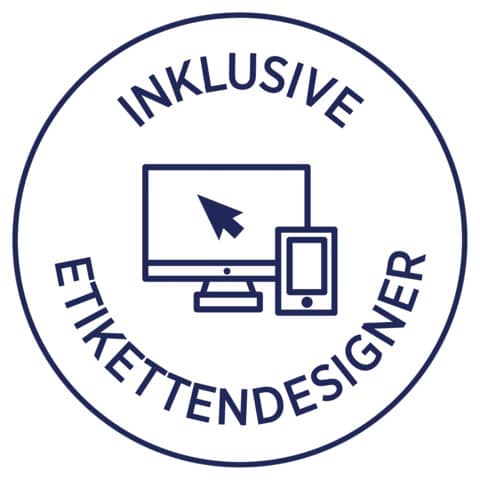 Etichette in polietilene bianco Avery 2 et./foglio Laser - 210x148 mm conf. 10 fogli - L7916-10